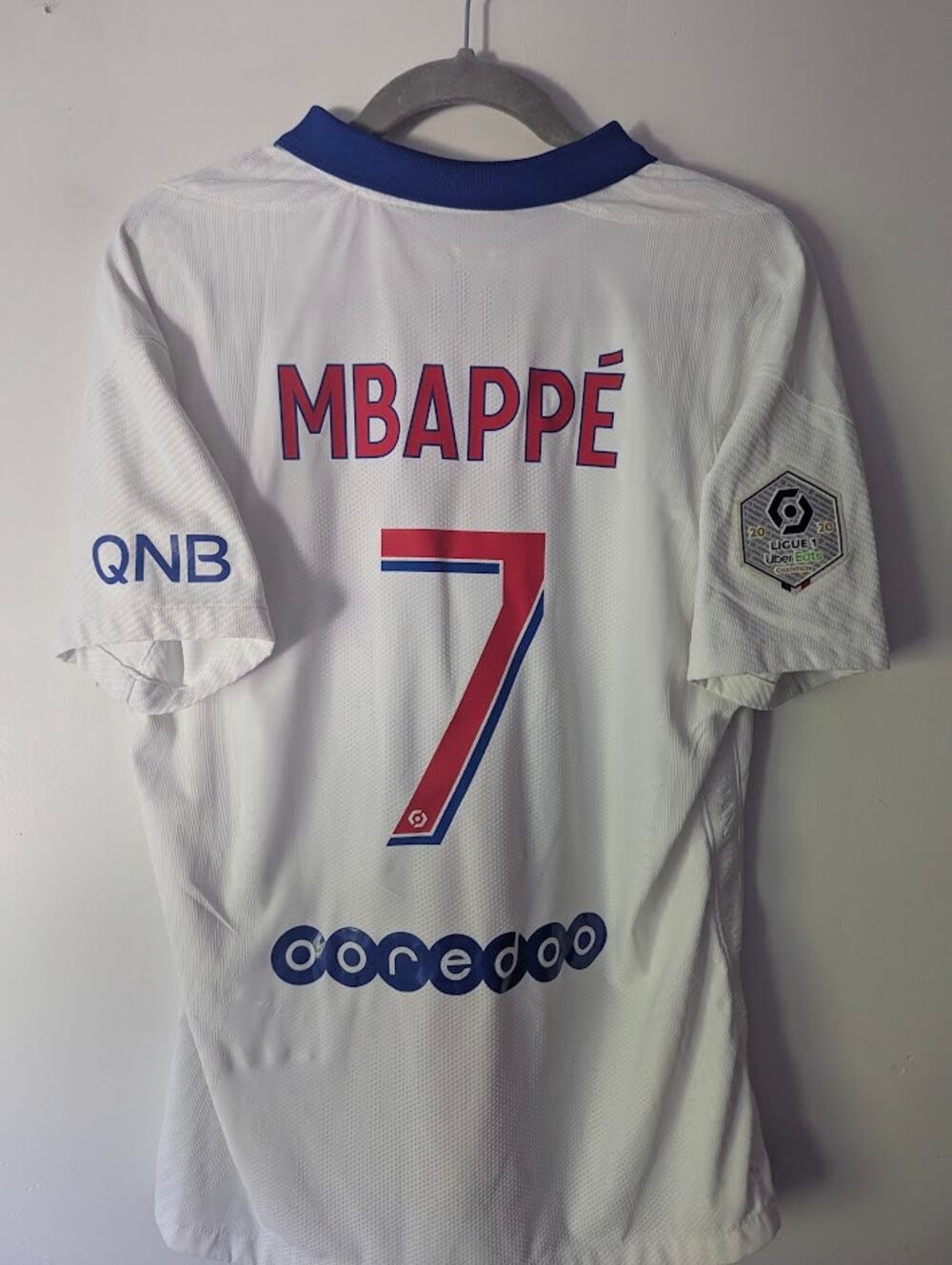 PSG Mbappe Vaporknit Jersey Large Authentic Patched